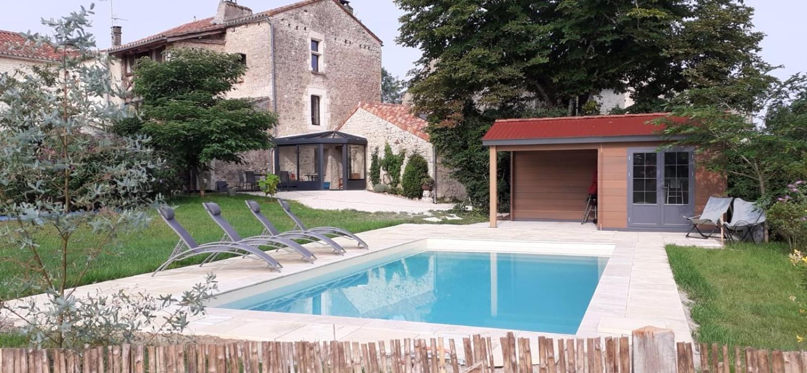 Maison De Village, Charme Et Confort Mauroux  Exteriör bild